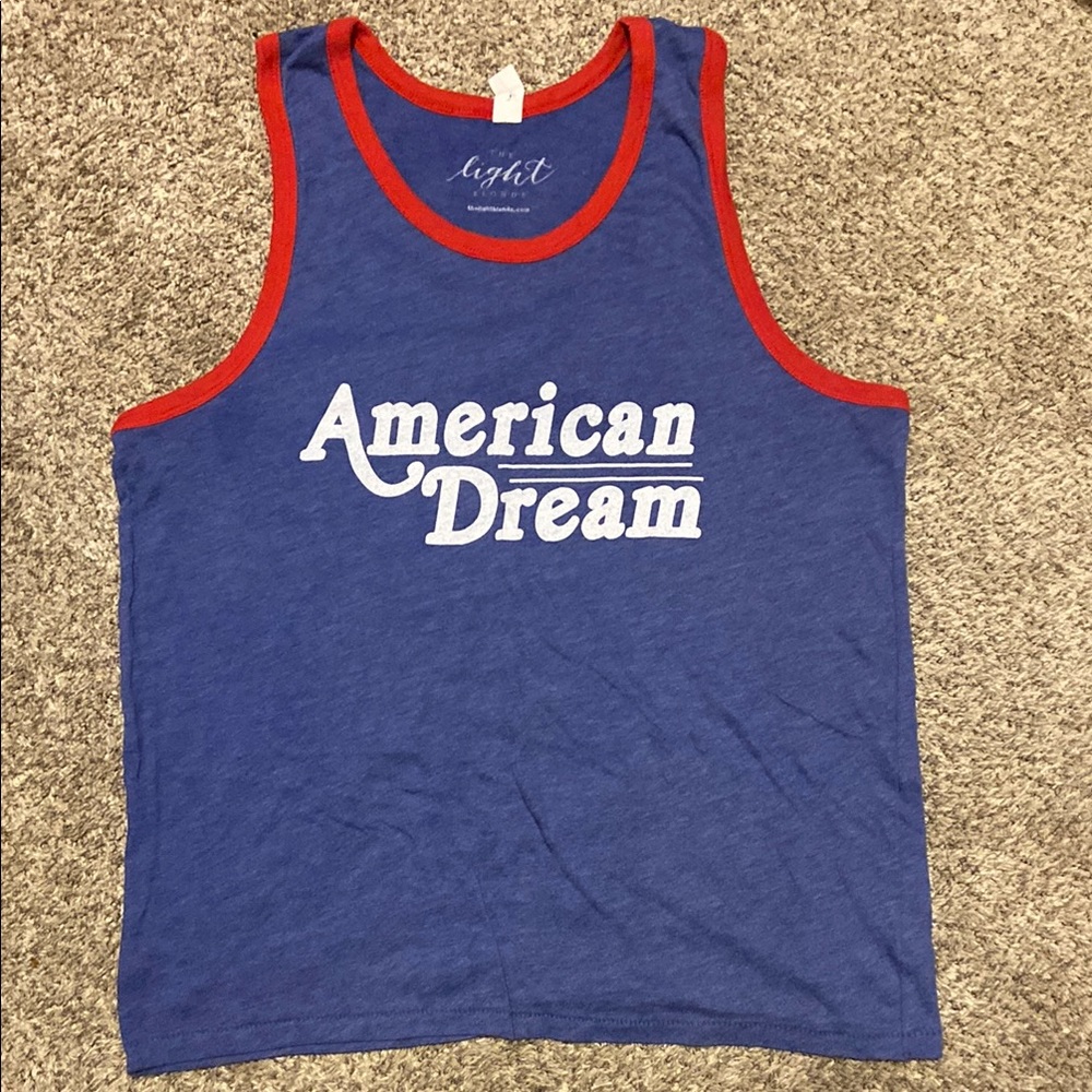 American Dream Blue Tank Top